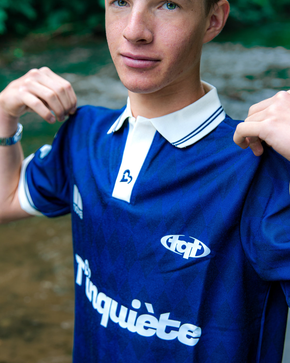 Retro Football kit - Blue