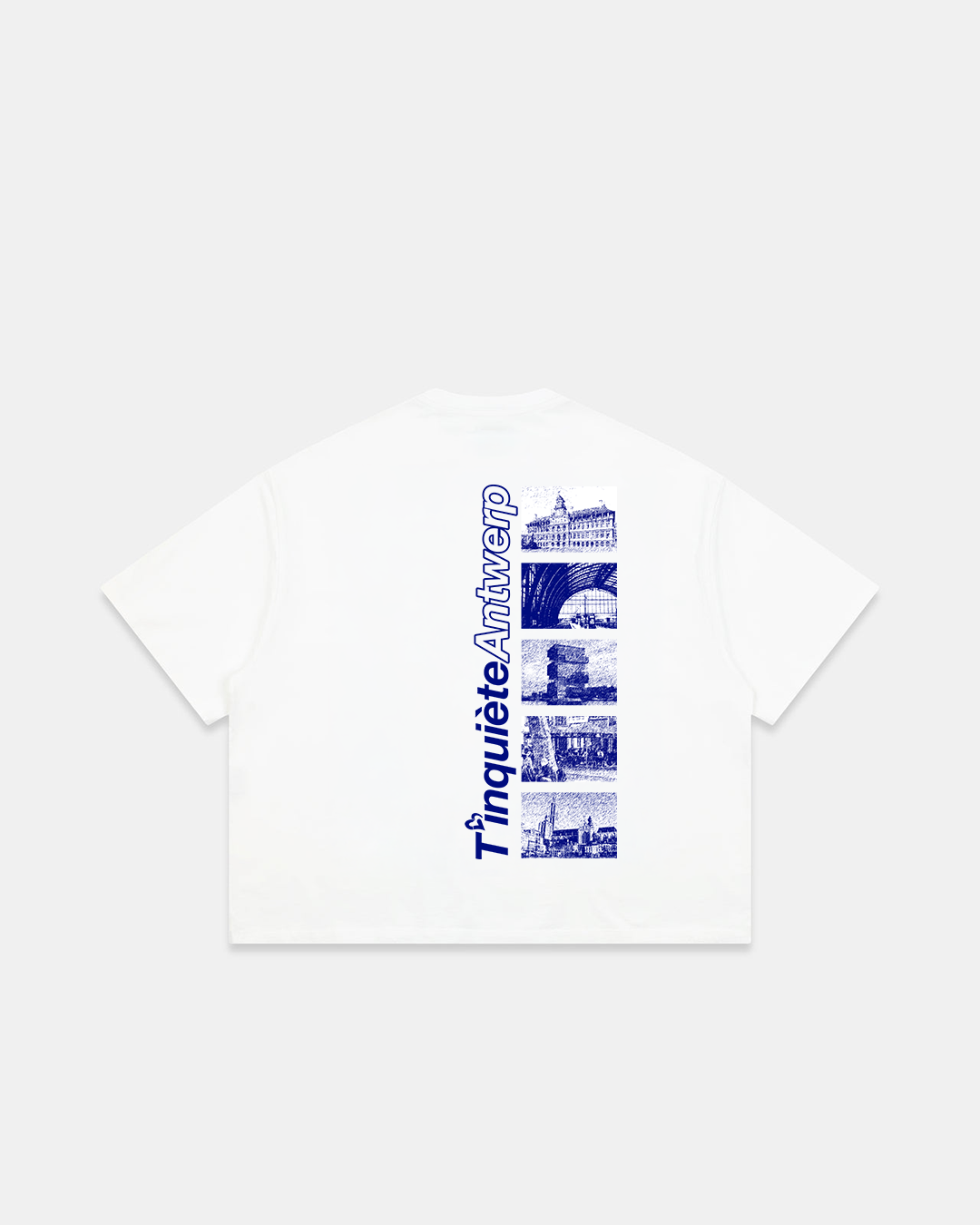 Antwerp Tee - White/Blue
