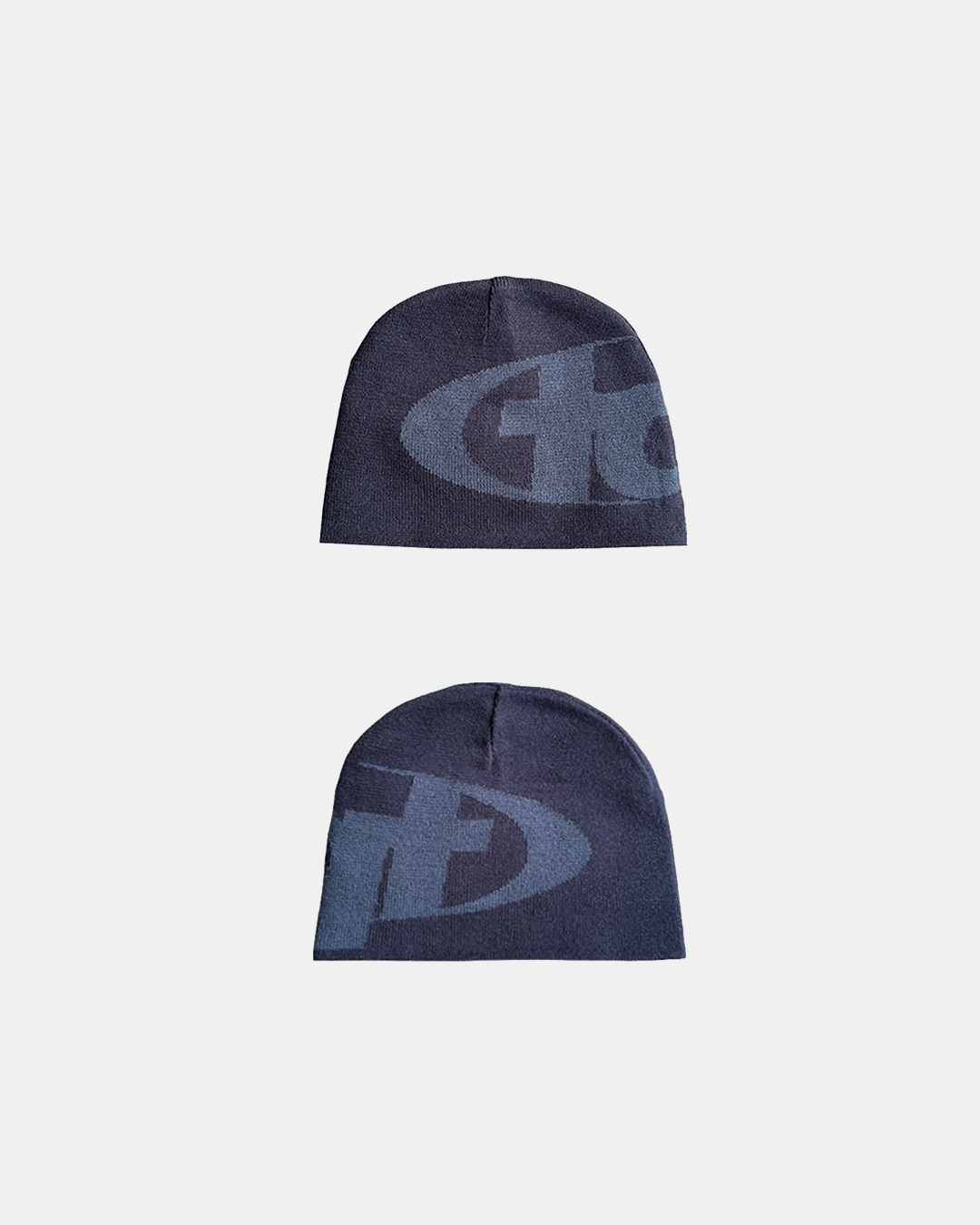 Reversible Beanie - Black / Blue