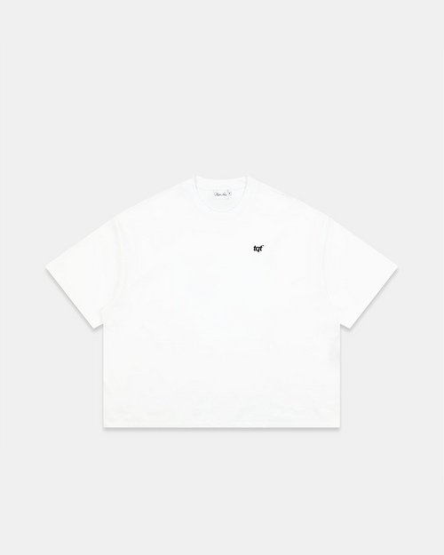 White Time Tee - White/Black